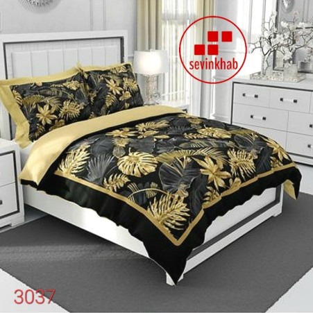 سرویس لحاف روتختی دونفره۶تکه مدلSE3037 میکروتنسل باارسال رایگان