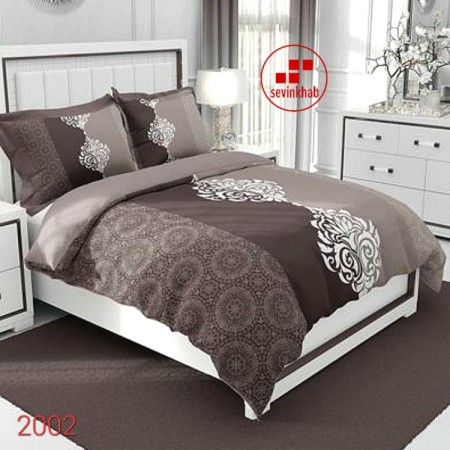 سرویس لحاف روتختی دونفره۶تکه مدلSE3037 میکروتنسل باارسال رایگان