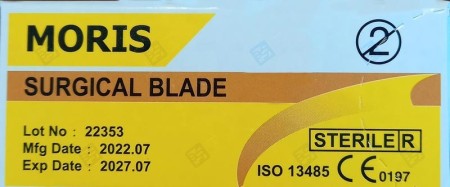 Bistory blade (surgical blade) Mauritius size 11