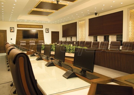 Designing and equipping the conference hall