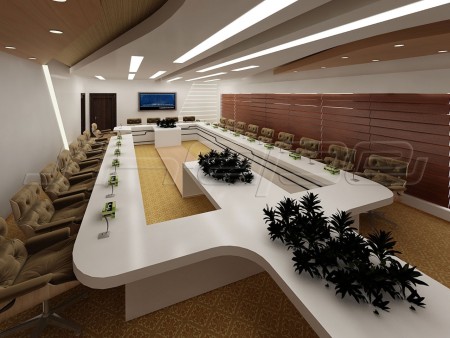 طراحی و تجهیز سالن کنفرانس و همایش