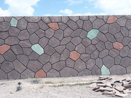 Installation of scrap stone for sale of Migon stone in Iran