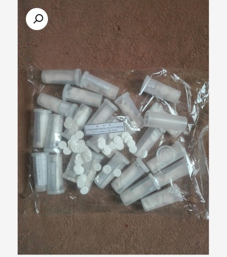 Blain filter paper, Whatman filter