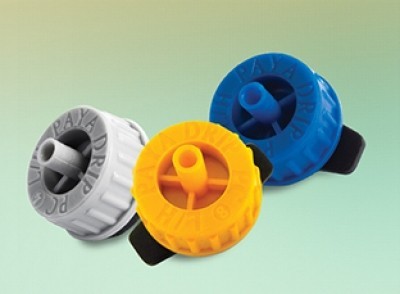 Connections and adjustable drippers and drip self-cleaning