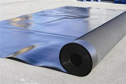 Production of geomembrane sheet (geomembrane)