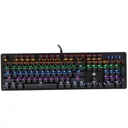 Mechanical keyboard HP model GK100f for gaming, graphics, design and office