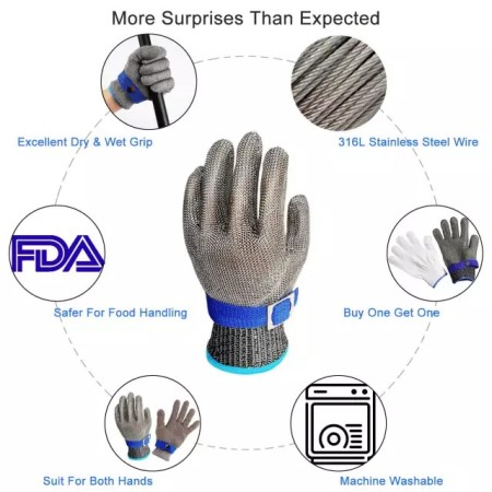Real anti-knife gloves