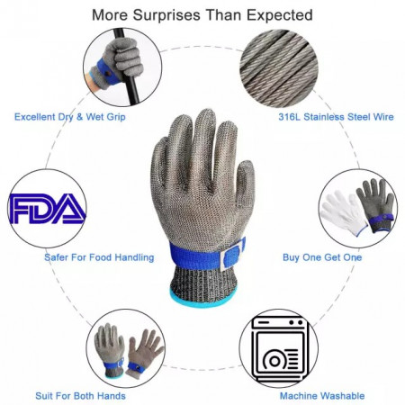 Anti-knife wire gloves