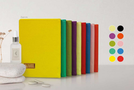 سررسید 1402 رقعی جلد چرمی مدل زرین