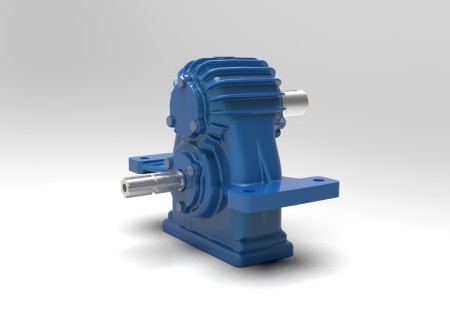 Gearbox 1 to 4 tractor back