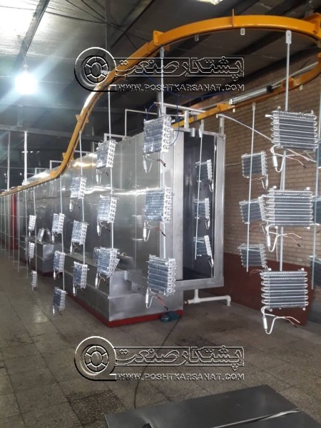 خط رنگ الکترو استاتیک