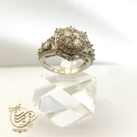 انگشتر نقره زنانه کد 166