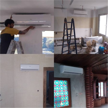 نصب و لوله کشی کولر اسپلیت با مناسب ترین قیمت