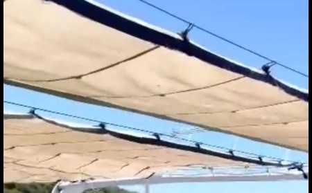 Monofilament net, monotype net, greenhouse shade