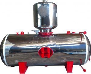 Deaerator, condensate tank