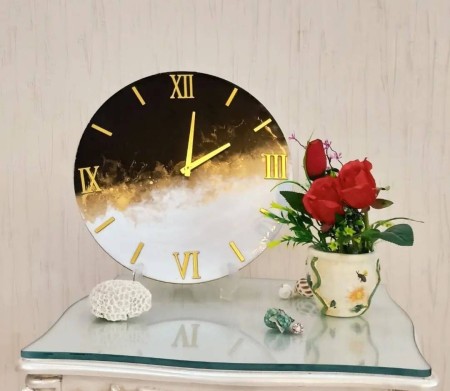 Night and day design resin watch