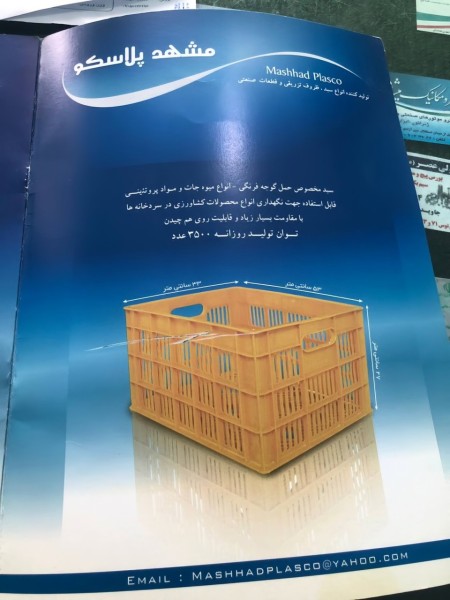 Baskets for carrying citrus fruits and tomatoes and slaughterhouse