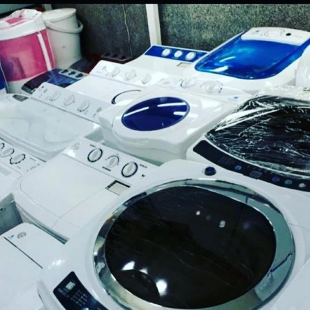 کهنه شور اتومات مینی واش دوقلو لباسشویی خشکن دار سطلی بچه