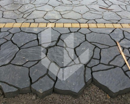 Concrete paving stones for traffic for settlements