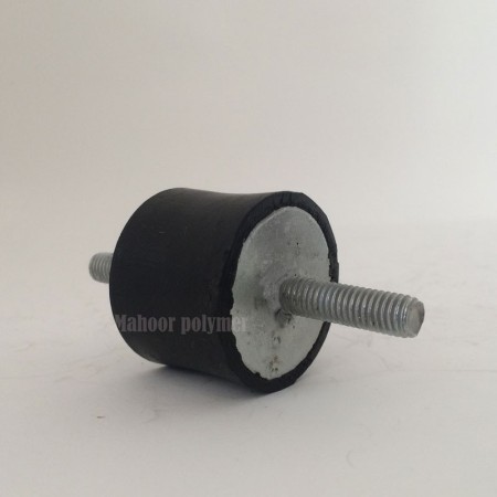 ضربه گیر لاستیکی دوسر پیچ  m8 قطر30mm ارتفاع40mm