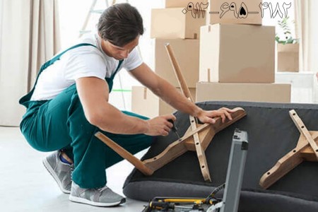 Repair of classic comfortable steel sofa and Damavand dining chair