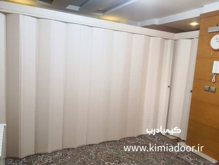 Leather door, sliding curtain, accordion door