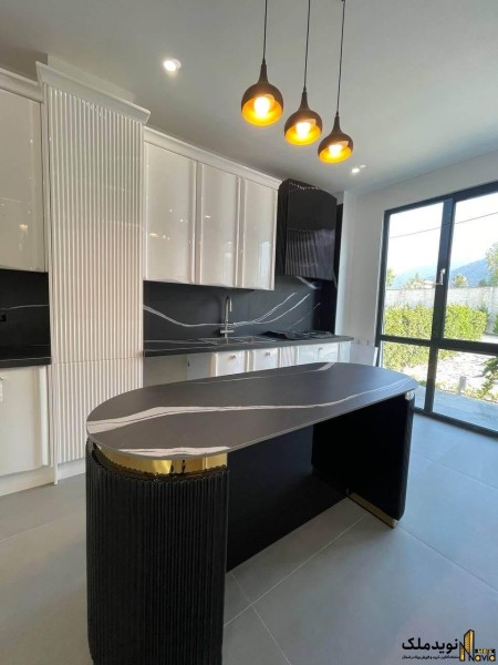 Modern triplex villa of 585 meters with swimming pool in Nowshahr