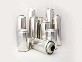 Production of metal spray cans (aerosol)