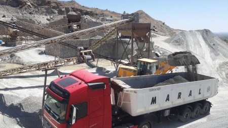 Sand factory and mine