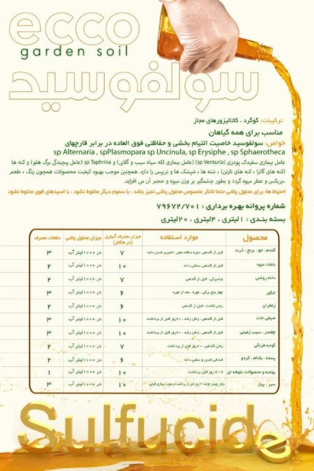 کود انفجار رشد سولفوسید