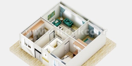 Prefab concrete villa