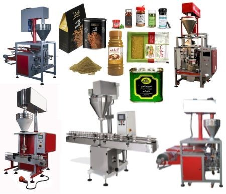 دستگاه بسته بندی ادویه (قوطی - ساشه - کیسه)