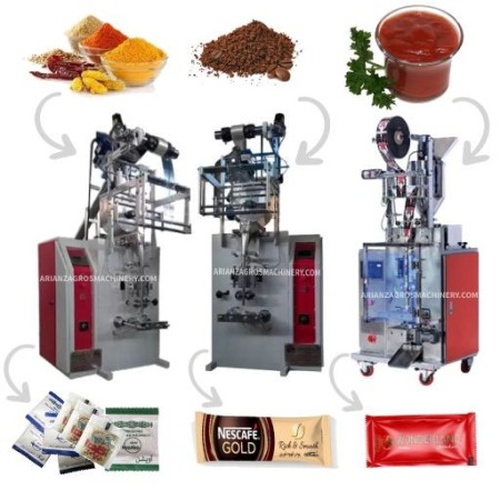 دستگاه ساشه زن (پودری + مایع + گرانولی)