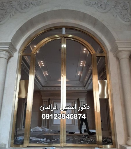 Construction and coating of halal and single-leaf double-leaf steel door, shop d ...