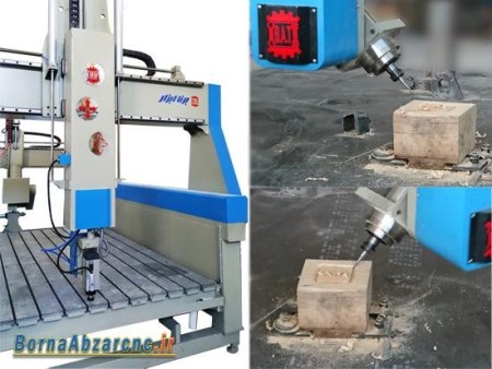 دستگاه CNC فرز سنگ 6 محور و 5 محور