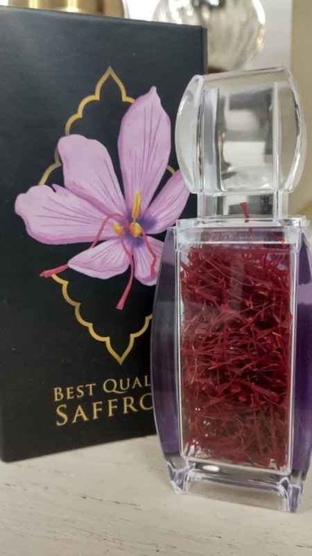 Packaged saffron (warm, mughali)