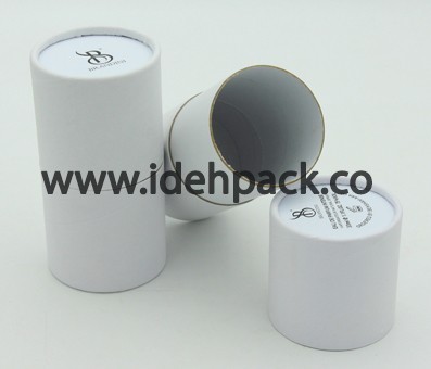 Cardboard box with paper top and bottom (paper curl)