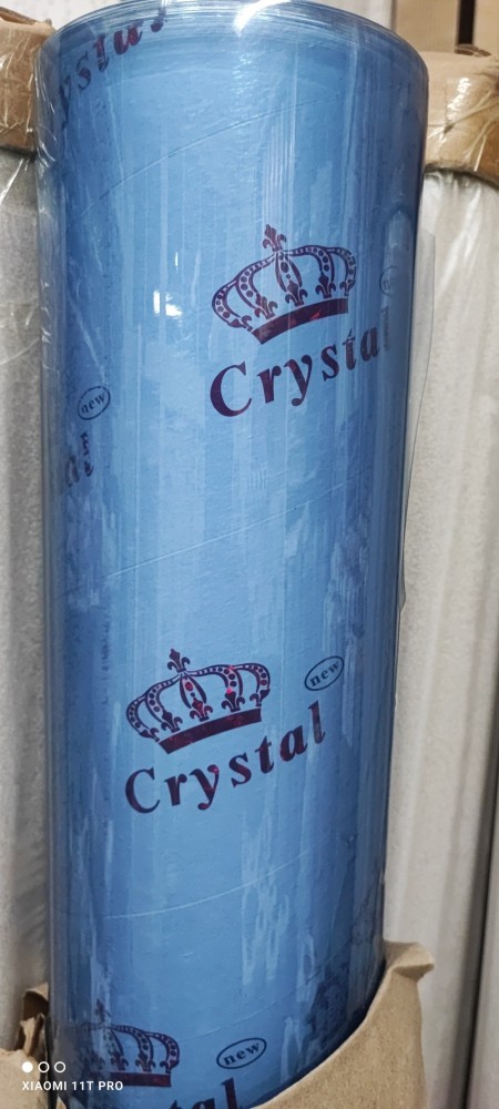 Soft and transparent and gelatinous Talc for sofa shirt and sofa cover.