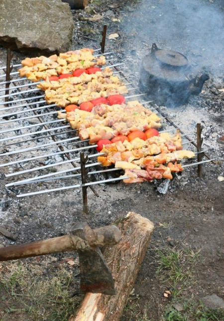 Amazing travel grill