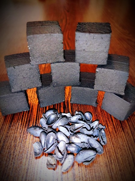 Pistachio lump charcoal for export