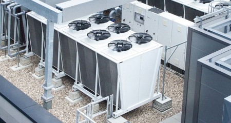 Air cooled compression chiller