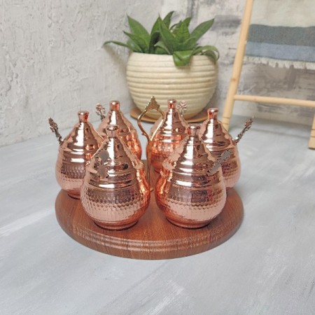 Wholesale sale of copper dishes from Zanjan