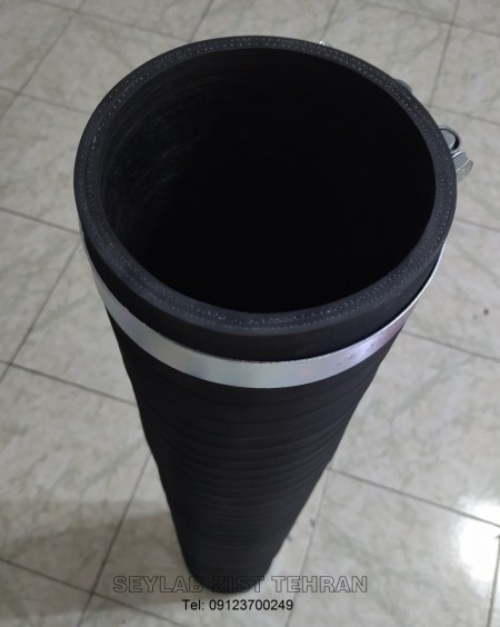 Air blower shock absorber rubber interface