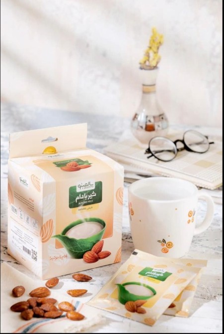 Sachet almond milk powder