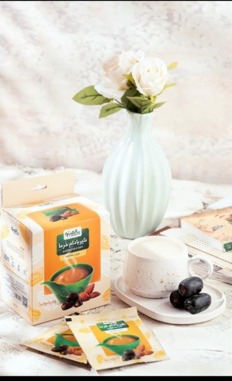 Sachet almond milk powder