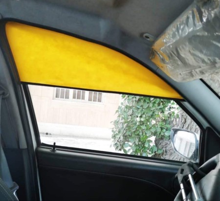 Production of glasses and car rear sunshades