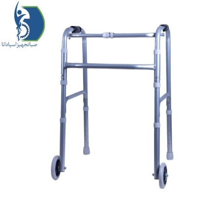 Folding combined walker with wheels