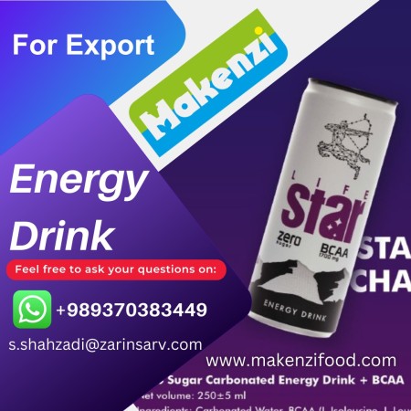 Carbonated Energy Drink for export - iranian Carbonated Energy Drink