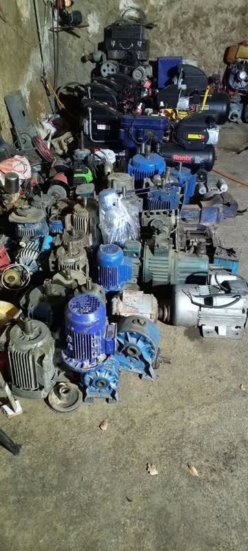 All types of electric motors from single phase to three phase 100 horsepower