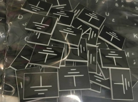 Sale of electrical panel pantograph label sheets